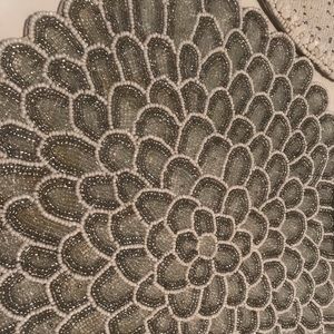 Beautifully beaded mandala/bead & stone placemats